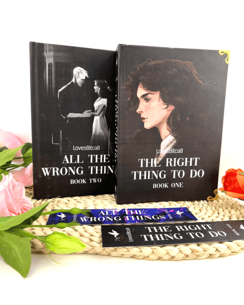 All the Wrong Things & The Right Thing to Do | Dramione Fanfiction Hardcover Set – Collector’s Edition - WizyBook