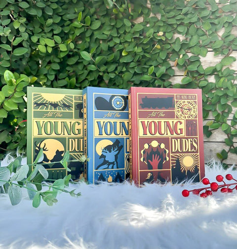 All The Young Dudes Book Volumes 1 - 3 Set with 3 Bookmarks - Hardcover Edition by MsKingBean89 - WizyBook