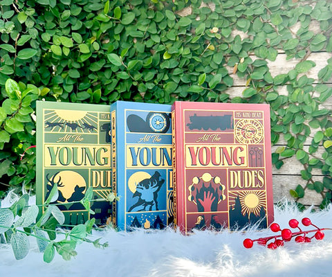 All The Young Dudes Book Volumes 1 - 3 Set with 3 Bookmarks - Hardcover Edition by MsKingBean89 - WizyBook
