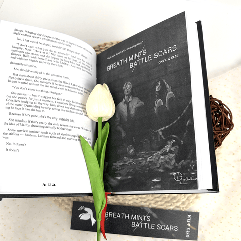 Breath Mints / Battle Scars Book - Deluxe Edition with Illustrations + Exclusive Bookmark - WizyBook