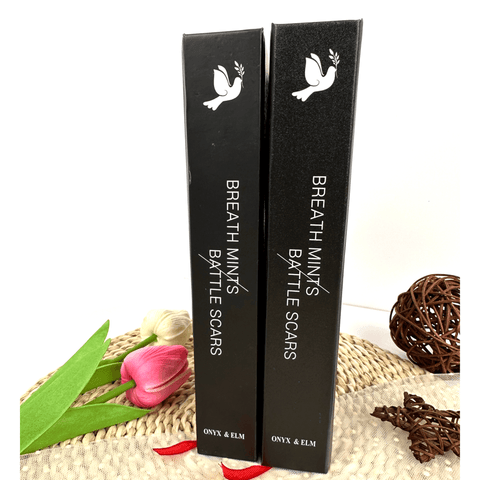 Breath Mints / Battle Scars Book - Deluxe Edition with Illustrations + Exclusive Bookmark - WizyBook