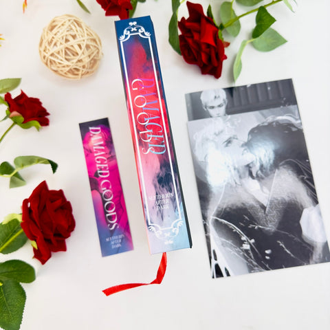 Damaged Goods Book by L.J. Shen - All Saints High 4, Deluxe Edition with 1 Bookmark + 2 A5 Posters Included - WizyBook