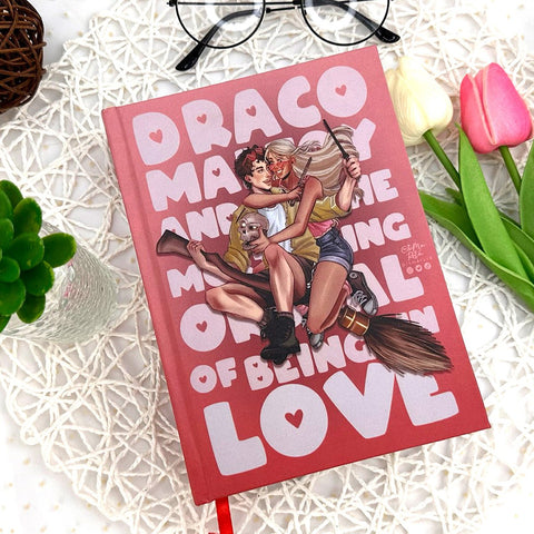 DMATMOOBIL – Draco Malfoy and The Mortifying Ordeal Of Being In Love, Limited Pink Hardcover Edition, Dramione Fanfic by isthisselfcare - WizyBook