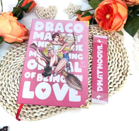 DMATMOOBIL – Draco Malfoy and The Mortifying Ordeal Of Being In Love, Limited Pink Hardcover Edition, Dramione Fanfic by isthisselfcare - WizyBook