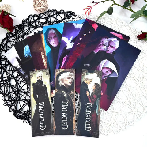 Manacled Book - Deluxe 3-Volume Edition with Illustrations - Complete Series. Exclusive Poster Gift Set & Bookmark Included, New version