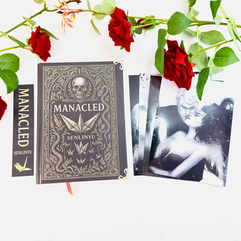 Manacled Book - Deluxe Single - Volume Edition with Illustrations - Complete Series, Black Hardcover, Exclusive Poster Gift Set & Bookmark Included - WizyBook
