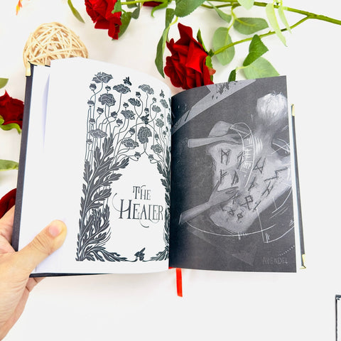 Manacled Book - Deluxe Single - Volume Edition with Illustrations - Complete Series, Black Hardcover, Exclusive Poster Gift Set & Bookmark Included - WizyBook