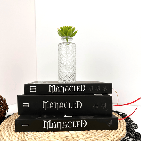 Manacled Book Series – Deluxe 3 - Volume Set with New Artwork, Illustrated Editions, Full Saga, Exclusive Poster Included - WizyBook