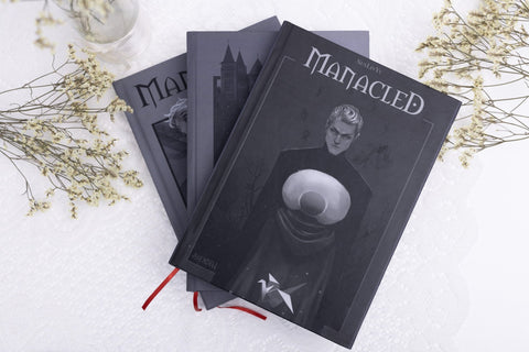 Manacled Deluxe 3 - Volume Book Set – Illustrated Editions, Complete Series with Poster Gift Set - WizyBook