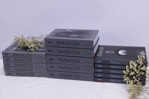 Manacled Deluxe 3 - Volume Book Set – Illustrated Editions, Complete Series with Poster Gift Set - WizyBook