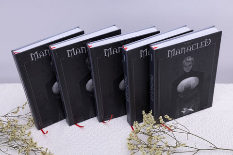 Manacled Deluxe 3 - Volume Book Set – Illustrated Editions, Complete Series with Poster Gift Set - WizyBook