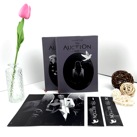 The Auction by LovesBitca8 – Complete Hardcover Set (Rights & Wrongs) | Dramione Fanfiction | 2 Volumes + Exclusive Poster - WizyBook