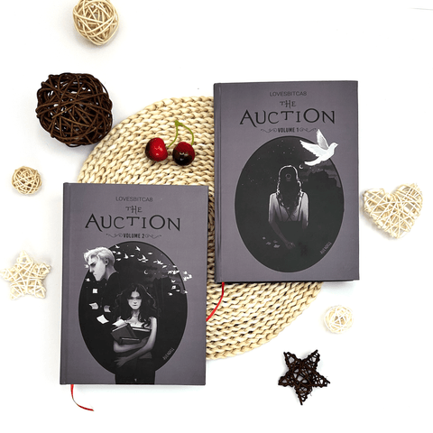 The Auction by LovesBitca8 – Complete Hardcover Set (Rights & Wrongs) | Dramione Fanfiction | 2 Volumes + Exclusive Poster - WizyBook