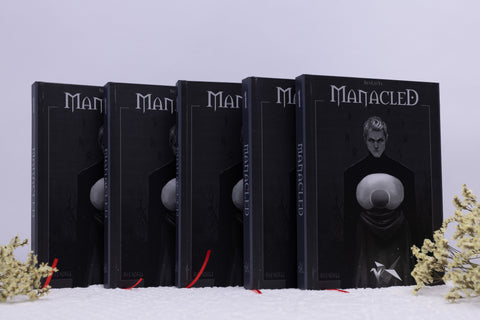 Manacled Book - Deluxe 3-Volume Edition with Illustrations - Complete Series. Exclusive Poster Gift Set Included - WizyBook