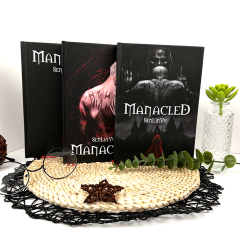 Manacled Book - Deluxe 3-Volume Edition with Illustrations - Complete Series. Exclusive Poster Gift Set Included - WizyBook