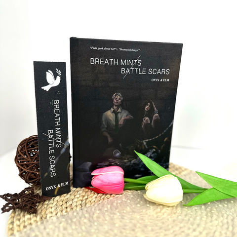 Breath Mints / Battle Scars Book, Deluxe Edition with Illustrations - Complete Series. Exclusive bookmark included - WizyBook