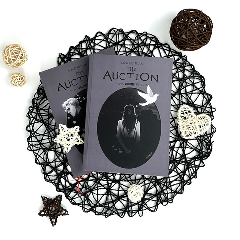 The Auction Book | Full 2 Volumes, Hard Cover (Rights and Wrong, #3). Dramione Fanfic. Exclusive Poster Gift Set Included - WizyBook