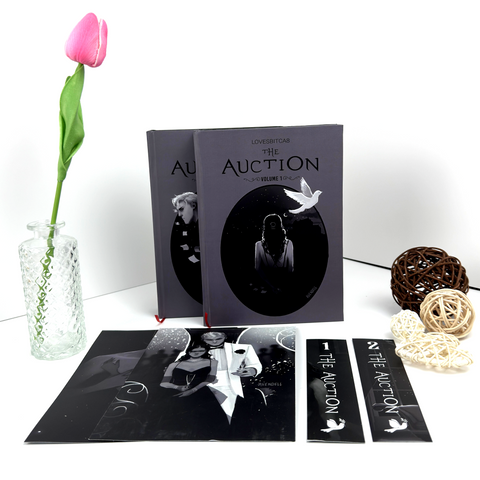 The Auction Book | Full 2 Volumes, Hard Cover (Rights and Wrong, #3). Dramione Fanfic. Exclusive Poster Gift Set Included - WizyBook