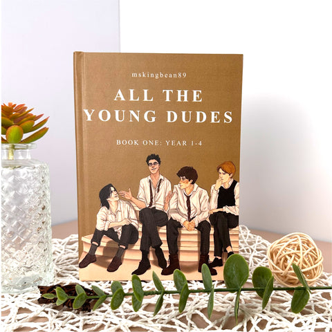 All The Young Dudes Book Vol 1,2,3 - The gift includes three bookmarks - Exclusive Hardcover Edition - Fanfic Bookbinding - MsKingBean89 - WizyBook