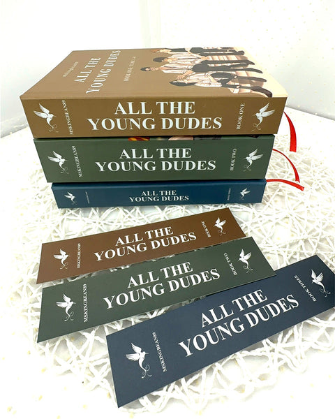 All The Young Dudes Book Vol 1,2,3 - The gift includes three bookmarks - Exclusive Hardcover Edition - Fanfic Bookbinding - MsKingBean89 - WizyBook