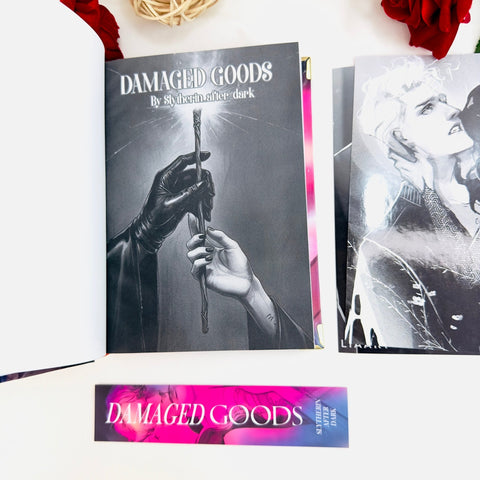Damaged Goods Book by L.J. Shen - All Saints High 4, Deluxe Edition with 1 Bookmark + 2 A5 Posters Included - WizyBook