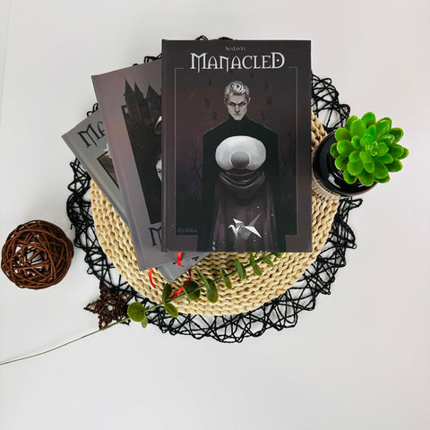 Manacled Book – Deluxe 3 - Volume Edition with Illustrations, Complete Series, Poster Gift Set - WizyBook