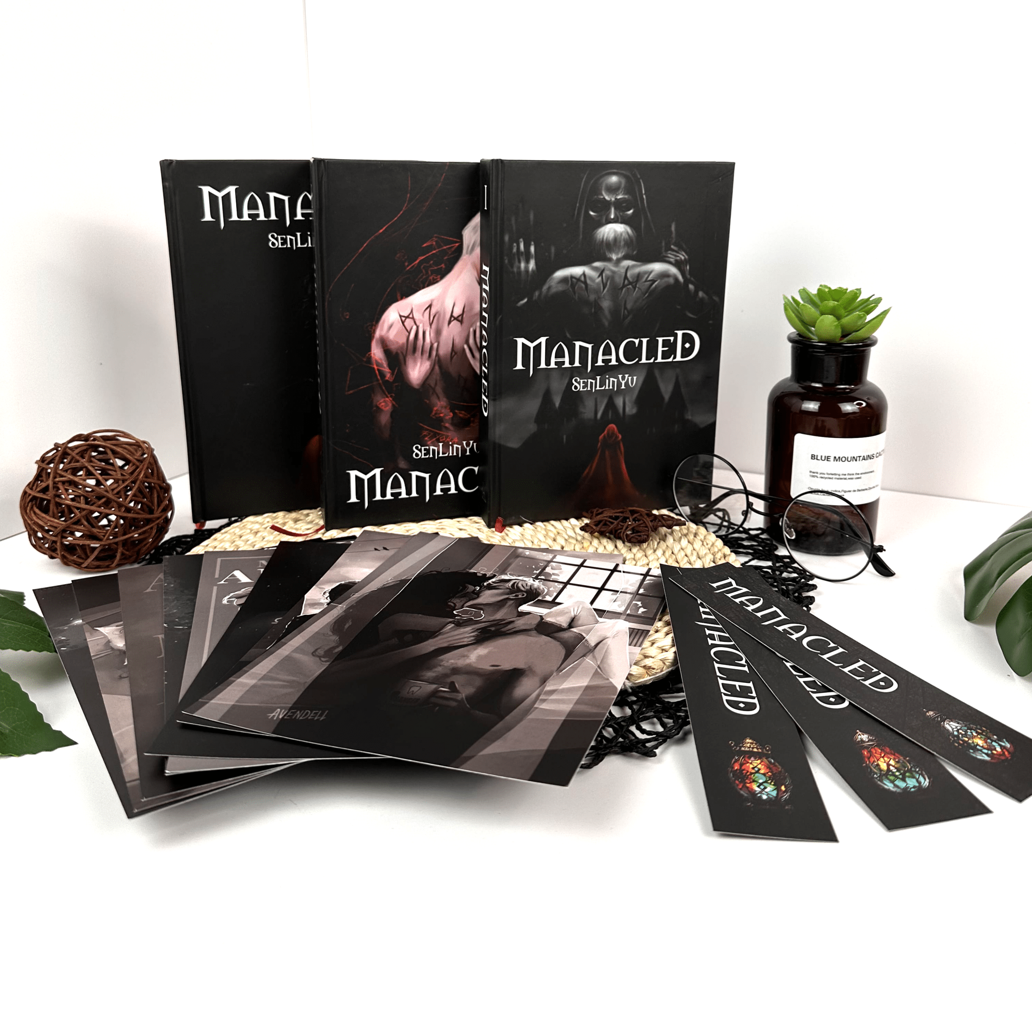 Manacled Book – Deluxe 3-Volume Set with New Cover Art, Illustrated Ed ...